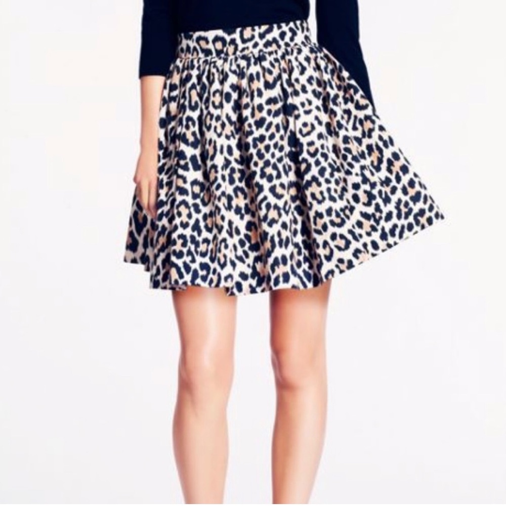 Kate Spade Leopard Print Mini Skirt (4)